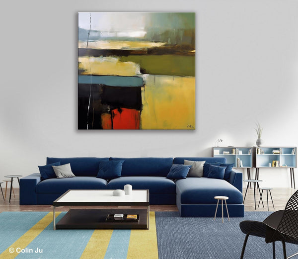 Large Abstract Painting for Bedroom, Original Modern Wall Art Paintings, Modern Acrylic Paintings, Huge Contemporary Canvas Paintings-ArtWorkCrafts.com