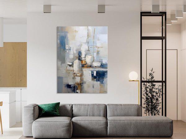 Oversized Contemporary Acrylic Paintings, Modern Abstract Paintings, Original Canvas Wall Art, Extra Large Canvas Painting for Living Room-ArtWorkCrafts.com