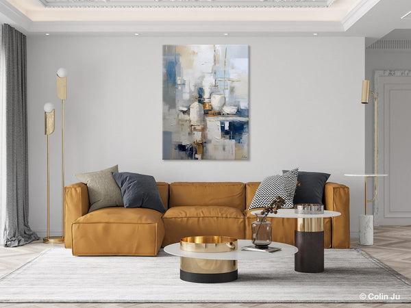 Oversized Contemporary Acrylic Paintings, Modern Abstract Paintings, Original Canvas Wall Art, Extra Large Canvas Painting for Living Room-ArtWorkCrafts.com