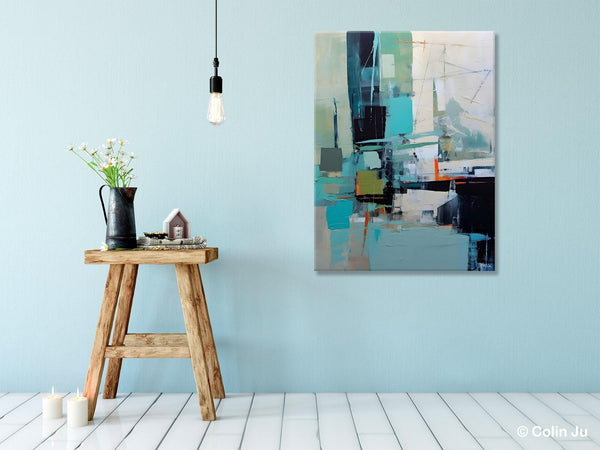 Original Abstract Art, Large Wall Art Painting for Dining Room, Large Modern Canvas Wall Paintings, Hand Painted Acrylic Painting on Canvas-ArtWorkCrafts.com