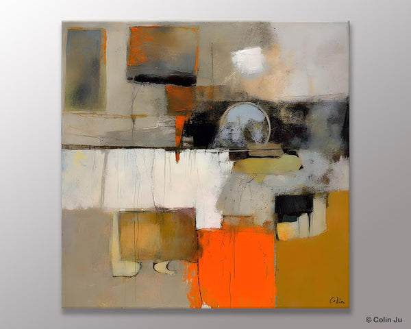 Contemporary Canvas Art, Modern Acrylic Artwork, Buy Art Paintings Online, Original Modern Paintings, Large Abstract Painting for Bedroom-ArtWorkCrafts.com