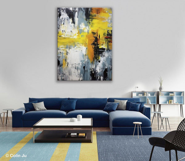 Large Modern Paintings, Contemporary Wall Art, Hand Painted Canvas Art, Extra Large Paintings for Living Room, Original Abstract Painting-ArtWorkCrafts.com