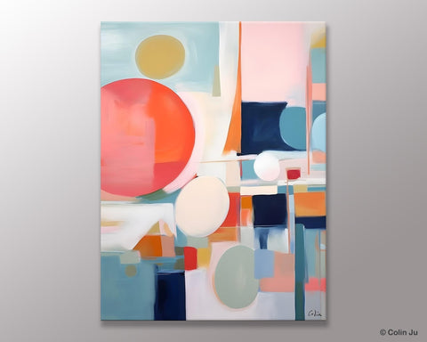 Large Contemporary Wall Art, Acrylic Painting on Canvas, Extra Large Paintings for Dining Room, Modern Paintings, Original Abstract Painting-ArtWorkCrafts.com