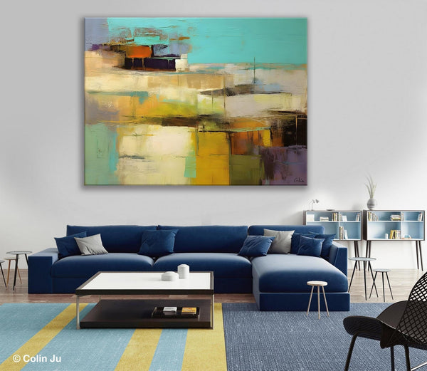 Modern Wall Art Ideas for Bedroom, Extra Large Canvas Painting, Original Abstract Art, Hand Painted Wall Art, Contemporary Acrylic Paintings-ArtWorkCrafts.com