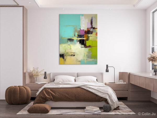 Contemporary Wall Art Paintings, Extra Large Original Art, Abstract Landscape Artwork, Landscape Painting on Canvas, Hand Painted Canvas Art-ArtWorkCrafts.com