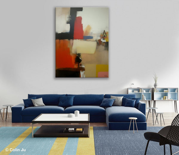 Large Contemporary Wall Art, Abstract Wall Paintings, Extra Large Paintings for Bedroom, Hand Painted Canvas Art, Original Modern Painting-ArtWorkCrafts.com