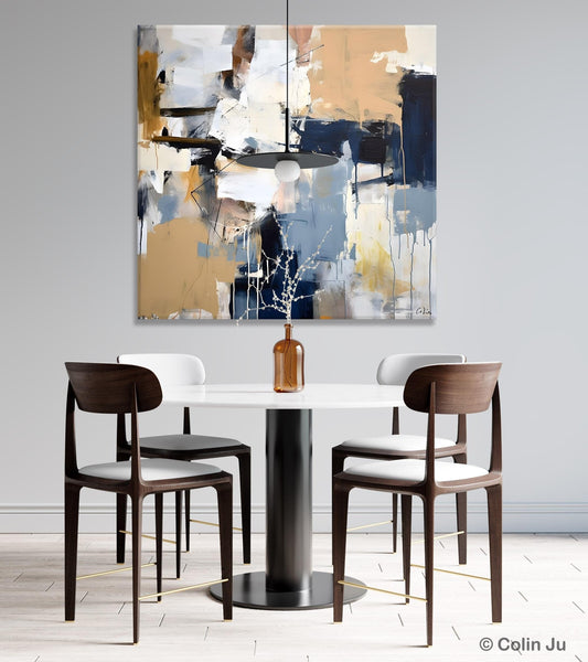 Large Wall Art for Bedroom, Abstract Modern Acrylic Art, Canvas Paintings for Sale, Modern Original Abstract Art, Contemporary Canvas Art-ArtWorkCrafts.com