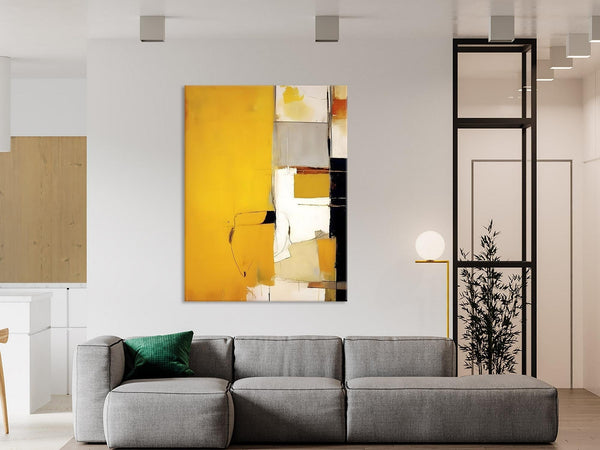 Original Canvas Artwork, Large Wall Art Painting for Dining Room, Oversized Abstract Art Paintings, Contemporary Acrylic Painting on Canvas-ArtWorkCrafts.com