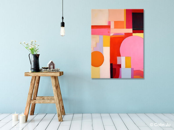 Large Wall Painting for Bedroom, Hand Painted Canvas Art, Large Modern Paintings, Original Abstract Canvas Art, Acrylic Painting on Canvas-ArtWorkCrafts.com