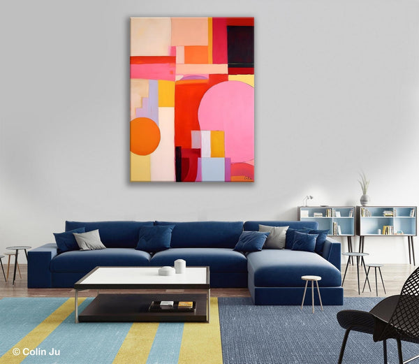 Large Wall Painting for Bedroom, Hand Painted Canvas Art, Large Modern Paintings, Original Abstract Canvas Art, Acrylic Painting on Canvas-ArtWorkCrafts.com