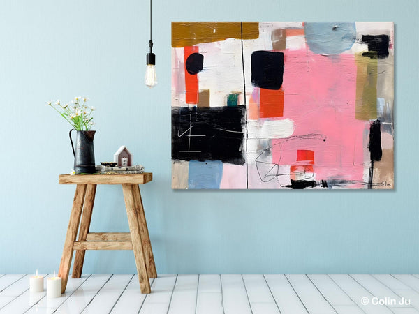 Modern Wall Art Ideas for Bedroom, Large Canvas Paintings, Original Abstract Art, Hand Painted Canvas Art, Contemporary Acrylic Paintings-ArtWorkCrafts.com