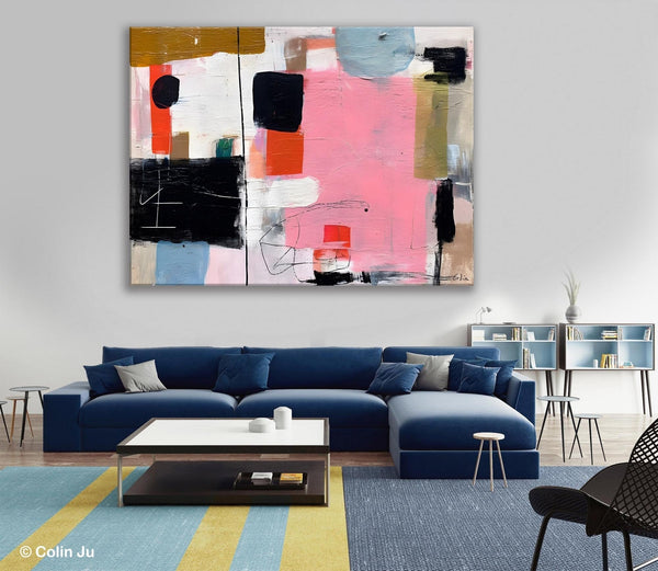 Modern Wall Art Ideas for Bedroom, Large Canvas Paintings, Original Abstract Art, Hand Painted Canvas Art, Contemporary Acrylic Paintings-ArtWorkCrafts.com