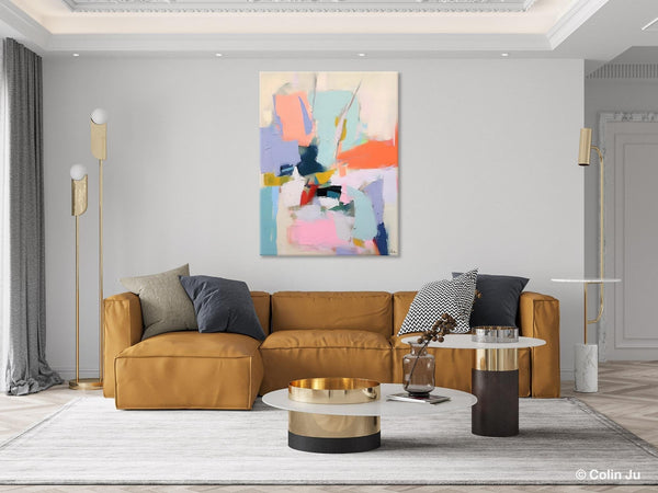 Original Artowrk, Abstract Wall Paintings, Hand Painted Canvas Art, Extra Large Paintings for Dining Room, Contemporary Wall Art Paintings-ArtWorkCrafts.com