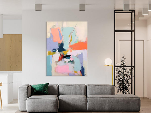 Original Artowrk, Abstract Wall Paintings, Hand Painted Canvas Art, Extra Large Paintings for Dining Room, Contemporary Wall Art Paintings-ArtWorkCrafts.com