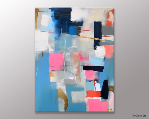 Modern Wall Art Paintings, Canvas Paintings for Bedroom, Contemporary Acrylic Painting on Canvas, Large Original Art, Buy Wall Art Online-ArtWorkCrafts.com