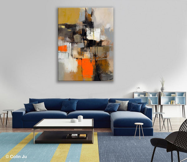 Acrylic Painting on Canvas, Modern Paintings, Extra Large Paintings for Dining Room, Large Contemporary Wall Art, Original Abstract Painting-ArtWorkCrafts.com