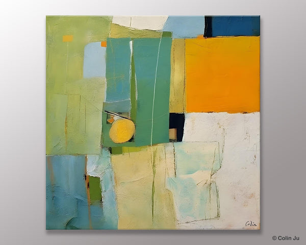 Original Modern Wall Paintings, Contemporary Canvas Art, Abstract Painting for Bedroom, Modern Acrylic Artwork, Heavy Texture Canavas Art-ArtWorkCrafts.com