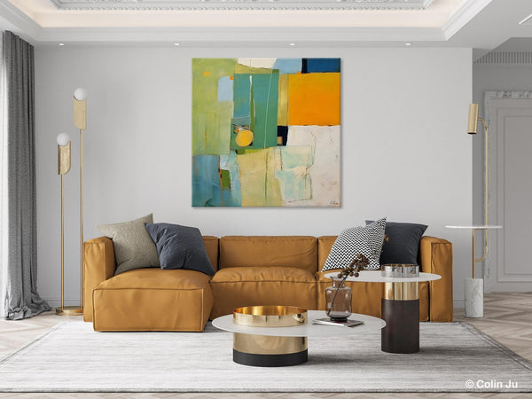 Original Modern Wall Paintings, Contemporary Canvas Art, Abstract Painting for Bedroom, Modern Acrylic Artwork, Heavy Texture Canavas Art-ArtWorkCrafts.com