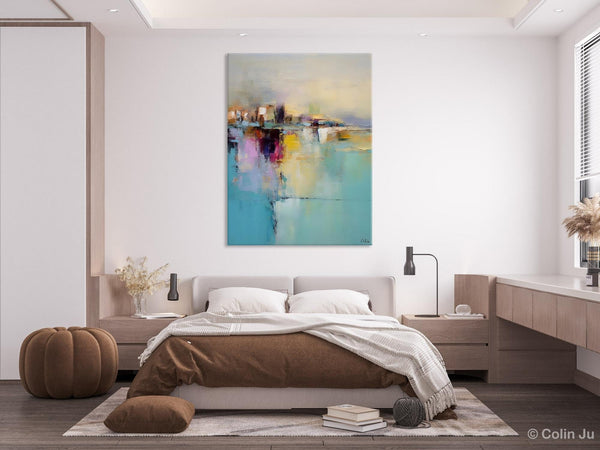 Oversized Contemporary Acrylic Paintings, Modern Abstract Paintings, Extra Large Canvas Painting for Living Room, Original Canvas Wall Art-ArtWorkCrafts.com