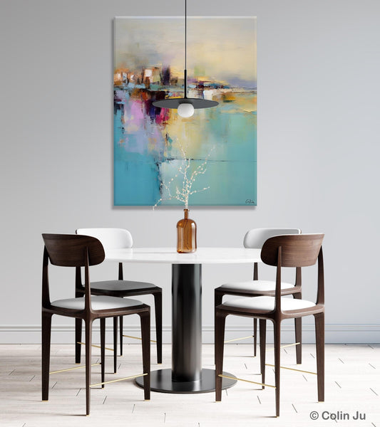 Oversized Contemporary Acrylic Paintings, Modern Abstract Paintings, Extra Large Canvas Painting for Living Room, Original Canvas Wall Art-ArtWorkCrafts.com