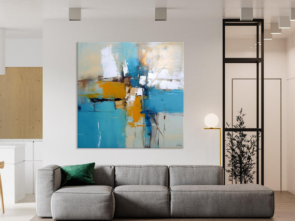 Large Abstract Painting for Bedroom, Original Modern Wall Art Paintings, Oversized Contemporary Canvas Paintings, Modern Acrylic Artwork-ArtWorkCrafts.com