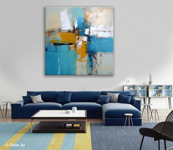 Large Abstract Painting for Bedroom, Original Modern Wall Art Paintings, Oversized Contemporary Canvas Paintings, Modern Acrylic Artwork-ArtWorkCrafts.com