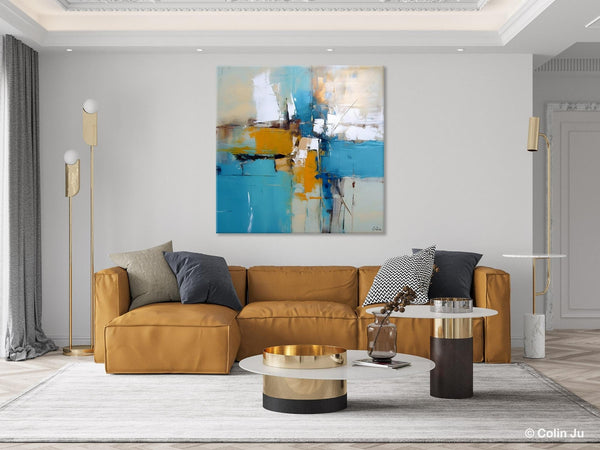 Large Abstract Painting for Bedroom, Original Modern Wall Art Paintings, Oversized Contemporary Canvas Paintings, Modern Acrylic Artwork-ArtWorkCrafts.com