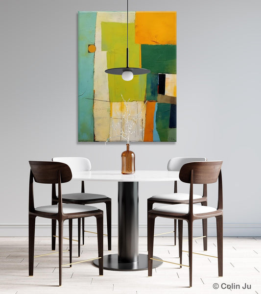 Simple Modern Wall Art, Oversized Contemporary Acrylic Paintings, Extra Large Canvas Painting for Living Room, Original Abstract Paintings-ArtWorkCrafts.com