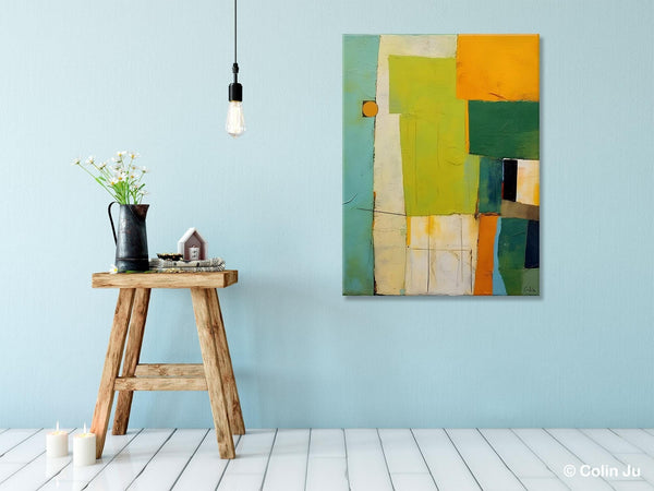 Simple Modern Wall Art, Oversized Contemporary Acrylic Paintings, Extra Large Canvas Painting for Living Room, Original Abstract Paintings-ArtWorkCrafts.com