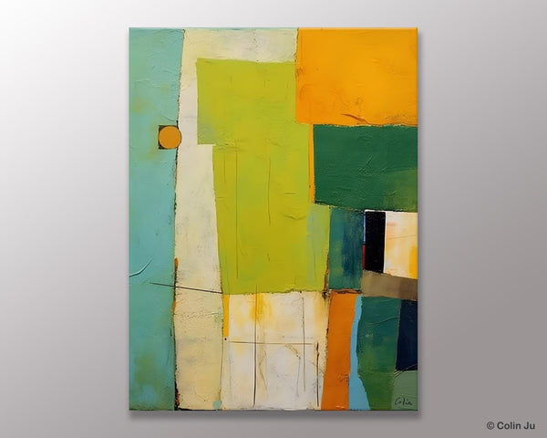 Simple Modern Wall Art, Oversized Contemporary Acrylic Paintings, Extra Large Canvas Painting for Living Room, Original Abstract Paintings-ArtWorkCrafts.com