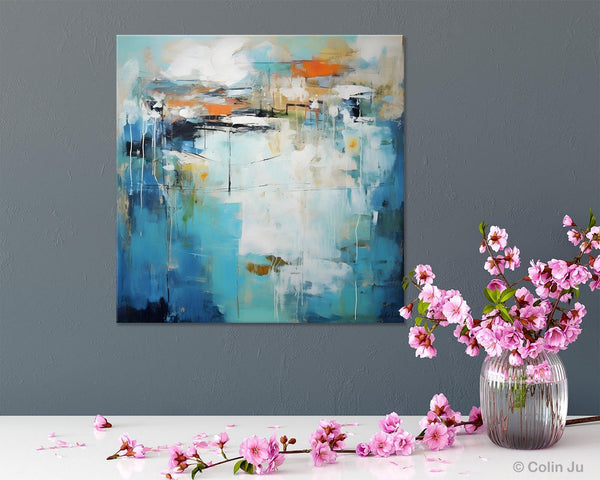 Large Abstract Painting for Bedroom, Original Modern Wall Art Paintings, Contemporary Canvas Art, Modern Acrylic Artwork, Buy Art Online-ArtWorkCrafts.com