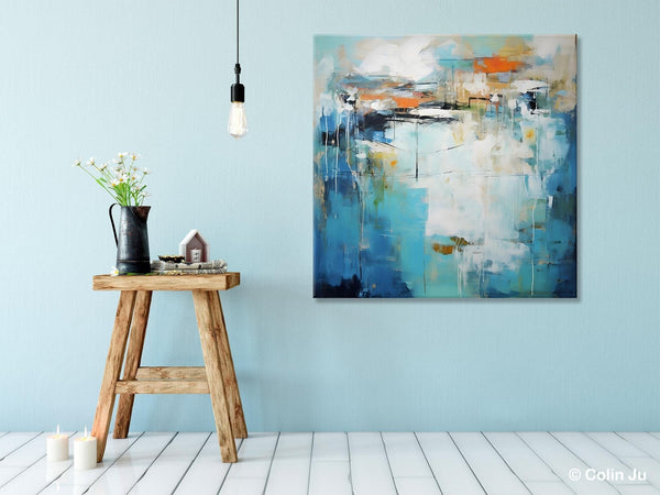 Large Abstract Painting for Bedroom, Original Modern Wall Art Paintings, Contemporary Canvas Art, Modern Acrylic Artwork, Buy Art Online-ArtWorkCrafts.com
