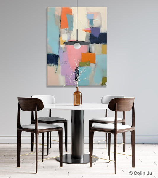 Modern Paintings, Large Contemporary Wall Art, Acrylic Painting on Canvas, Extra Large Paintings for Dining Room, Original Abstract Painting-ArtWorkCrafts.com