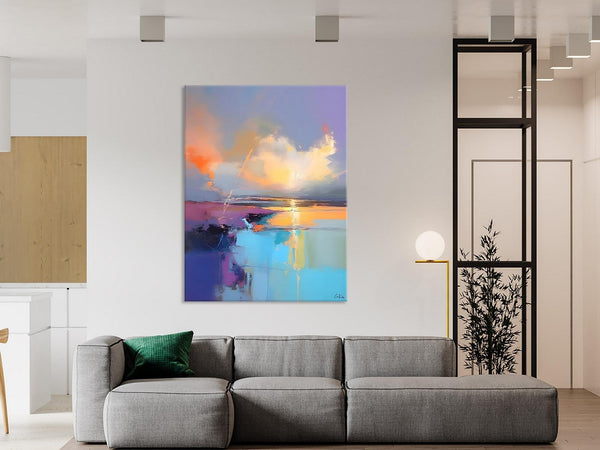 Original Landscape Paintings, Modern Paintings, Large Contemporary Wall Art, Acrylic Painting on Canvas, Extra Large Paintings for Bedroom-ArtWorkCrafts.com