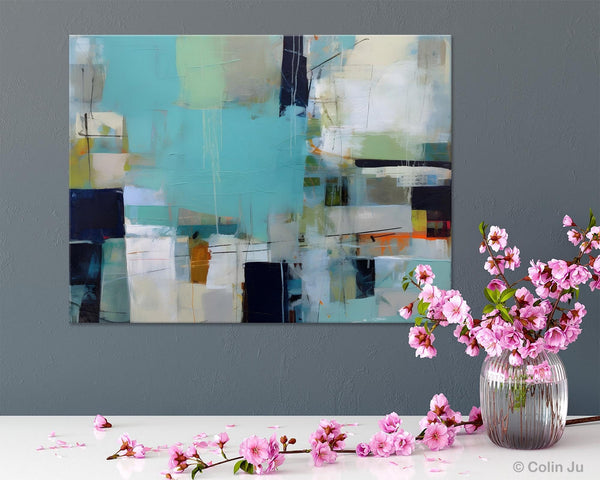 Modern Wall Art Ideas for Living Room, Extra Large Canvas Paintings, Original Abstract Painting, Impasto Art, Contemporary Acrylic Paintings-ArtWorkCrafts.com