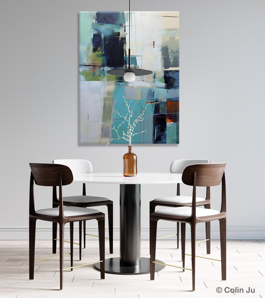 Large Contemporary Wall Art, Acrylic Painting on Canvas, Modern Paintings, Extra Large Paintings for Dining Room, Original Abstract Painting-ArtWorkCrafts.com