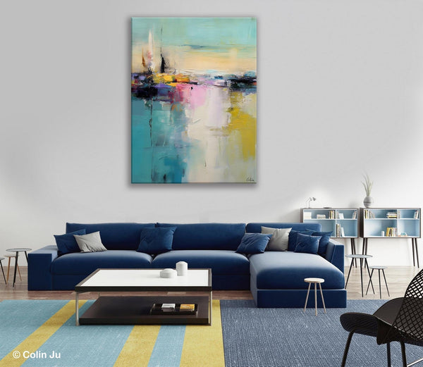 Heavy Texture Canvas Art, Abstract Paintings, Large Contemporary Wall Art, Extra Large Paintings for Living Room, Original Modern Painting-ArtWorkCrafts.com