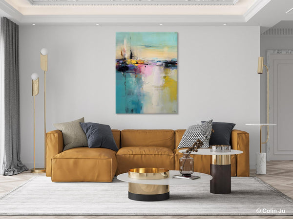 Heavy Texture Canvas Art, Abstract Paintings, Large Contemporary Wall Art, Extra Large Paintings for Living Room, Original Modern Painting-ArtWorkCrafts.com