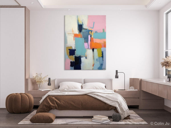 Contemporary Wall Art Paintings, Acrylic Painting on Canvas, Abstract Paintings for Bedroom, Extra Large Original Art, Buy Wall Art Online-ArtWorkCrafts.com