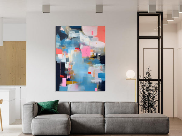 Modern Wall Paintings, Contemporary Painting on Canvas, Abstract Painting for Bedroom, Extra Large Original Acrylic Art, Buy Wall Art Online-ArtWorkCrafts.com