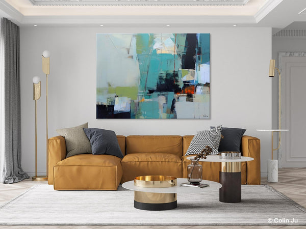 Oversized Canvas Paintings, Original Abstract Art, Large Wall Art Ideas for Living Room, Hand Painted Canvas Art, Contemporary Acrylic Art-ArtWorkCrafts.com