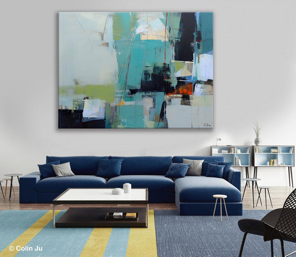 Oversized Canvas Paintings, Original Abstract Art, Large Wall Art Ideas for Living Room, Hand Painted Canvas Art, Contemporary Acrylic Art-ArtWorkCrafts.com