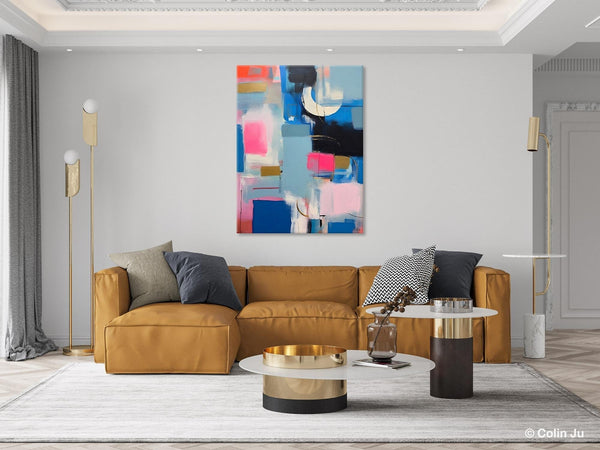 Large Painting Ideas for Living Room, Large Original Canvas Art, Contemporary Acrylic Painting on Canvas, Modern Abstract Wall Art Paintings-ArtWorkCrafts.com