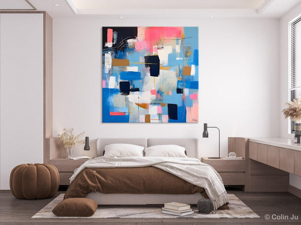 Modern Canvas Paintings, Contemporary Canvas Art, Original Modern Wall Art, Modern Acrylic Artwork, Large Abstract Painting for Dining Room-ArtWorkCrafts.com
