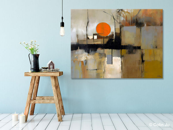 Large Wall Art Ideas for Living Room, Hand Painted Canvas Art, Oversized Canvas Paintings, Original Abstract Art, Contemporary Acrylic Art-ArtWorkCrafts.com