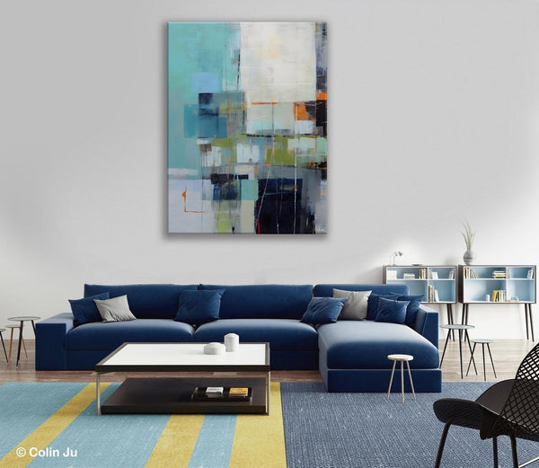 Canvas Paintings for Dining Room, Extra Large Modern Wall Art, Acrylic Painting on Canvas, Contemporary Painting, Original Abstract Painting-ArtWorkCrafts.com