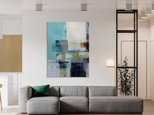 Canvas Paintings for Dining Room, Extra Large Modern Wall Art, Acrylic Painting on Canvas, Contemporary Painting, Original Abstract Painting-ArtWorkCrafts.com