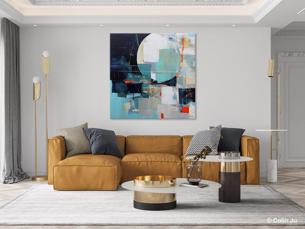 Large Abstract Painting for Bedroom, Modern Acrylic Artwork, Original Abstract Wall Art, Modern Canvas Paintings, Contemporary Canvas Art-ArtWorkCrafts.com