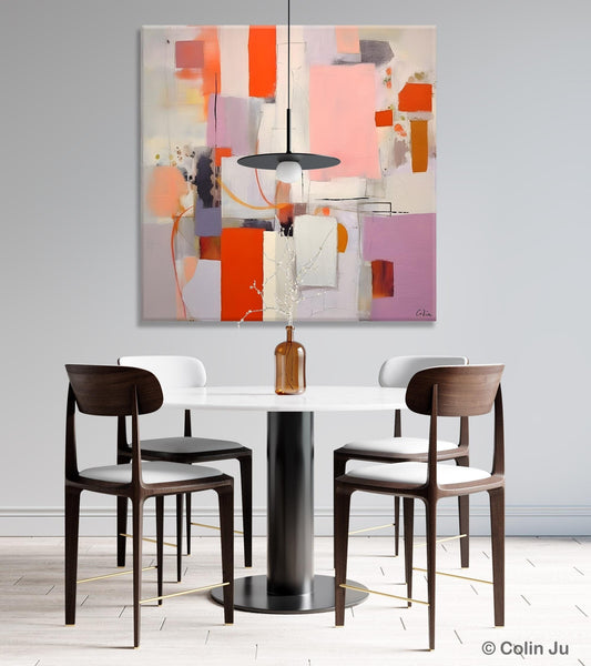 Original Abstract Wall Art, Modern Canvas Paintings, Large Abstract Painting for Bedroom, Modern Acrylic Artwork, Contemporary Canvas Art-ArtWorkCrafts.com