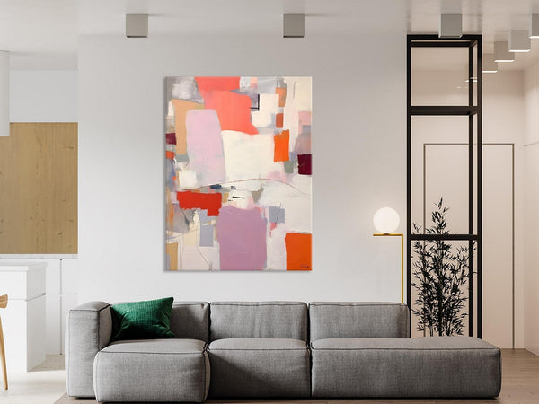 Contemporary Acrylic Painting on Canvas, Large Wall Art Painting for Bedroom, Original Canvas Art, Oversized Modern Abstract Wall Paintings-ArtWorkCrafts.com